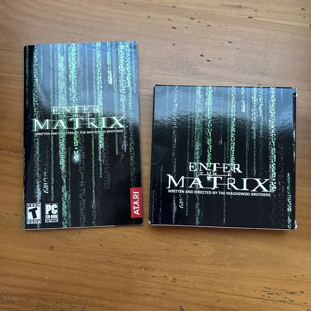 Enter the‎ Matrix CD-ROM (PC, 2003) 4 Disc Game, PC Game Vintage